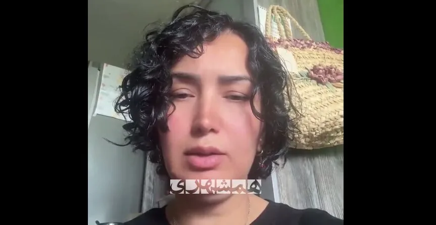 نفرتتان را سر این فوتبالیست ها خالی می کنید + ویدئو | اظهارات زن ایرانی خطاب به خائنان جلوی فدراسیون