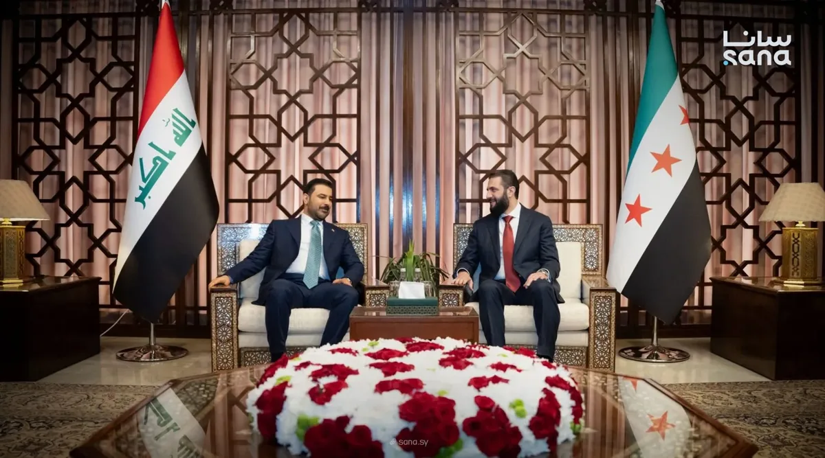 اولین سفر نخست وزیر عراق به سوریه بعد از سقوط بشار اسد/ زیارت حرم حضرت زینب (+عکس) / کمک 5 میلیون دلاری علی الزیدی به حرم