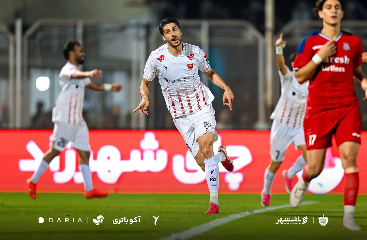 شکست نساجی مازندران مقابل پرسپولیس / جدول لیگ برتر قرمز شد