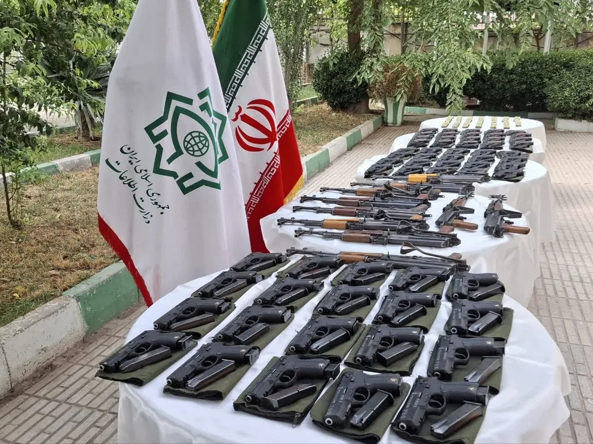 وزارت اطلاعات: ۲ عضو تیم قاچاق سلاح جنگی در غرب ایران بازداشت شدند