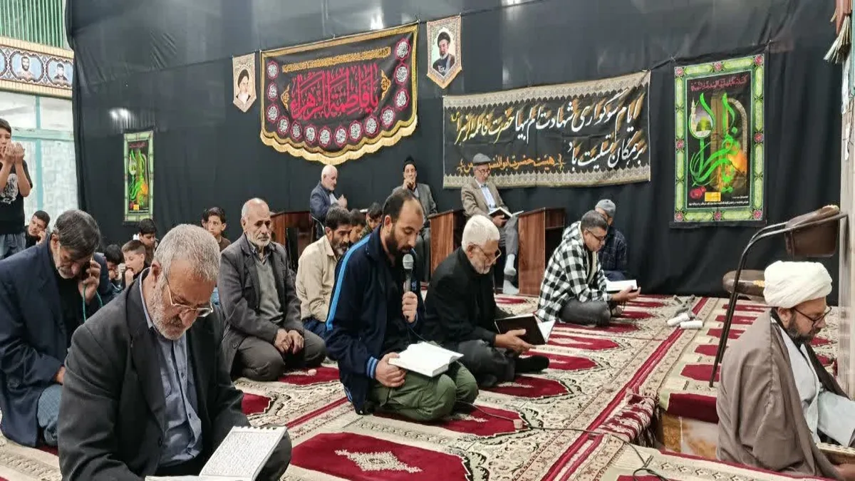 سوگواری ایام فاطمیه در شهر عسگران + عکس