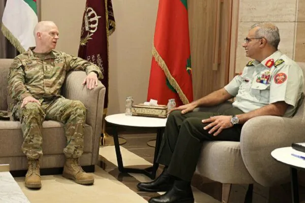 نشست فرماندهان ارشد نظامی اردن و آمریکا