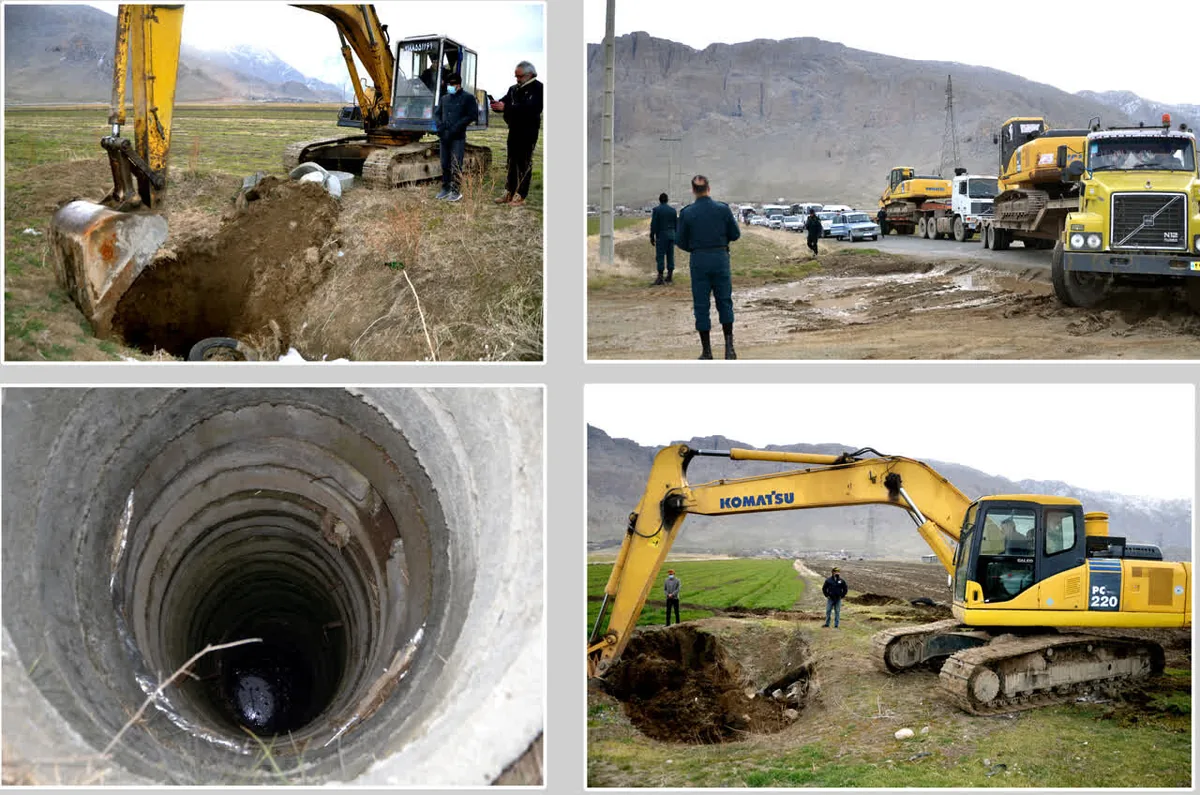 مسدود کردن هزار چاه غیرمجاز در دستور کار امور آب شهرستان کرمانشاه است