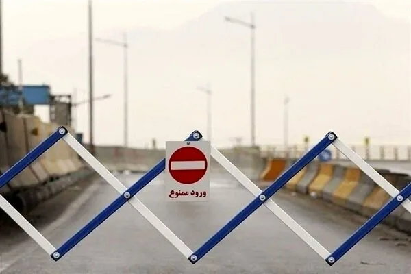 انسداد موقت جاده چالوس برای عبور احشام