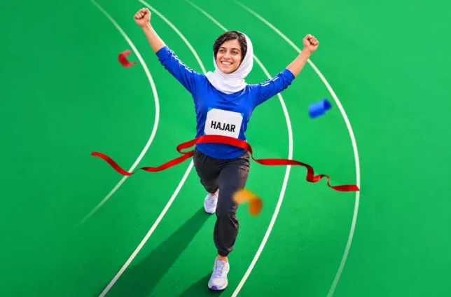 همراهی اسنپ با قهرمان کمبینای دوومیدانی ایران در رقابتهای آسیایی