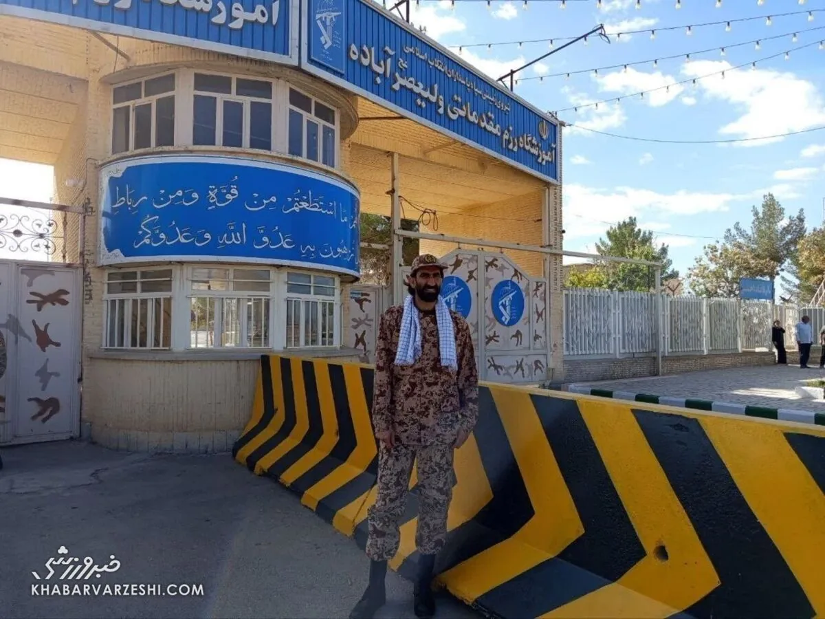 بیرانوند سرباز شد اما موهایش را کوتاه نکرد! +تصاویر