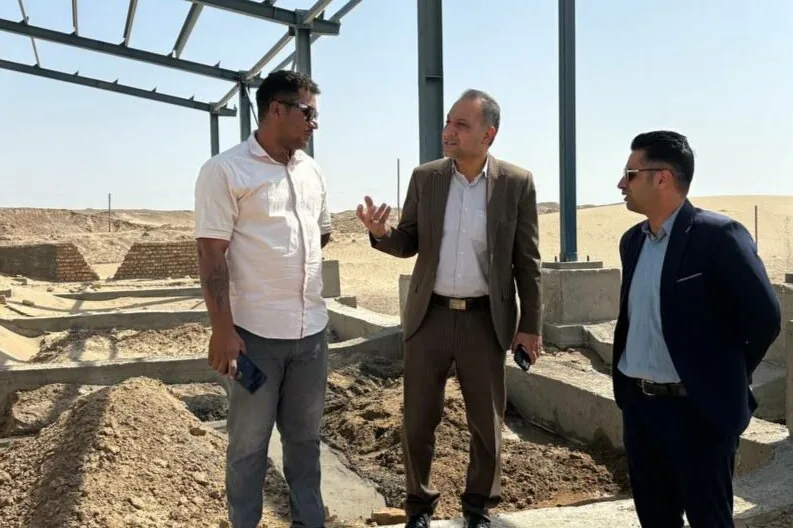 عملیات اجرایی سالن ورزشی کهک پس از ۴ سال بلاتکلیفی آغاز شد