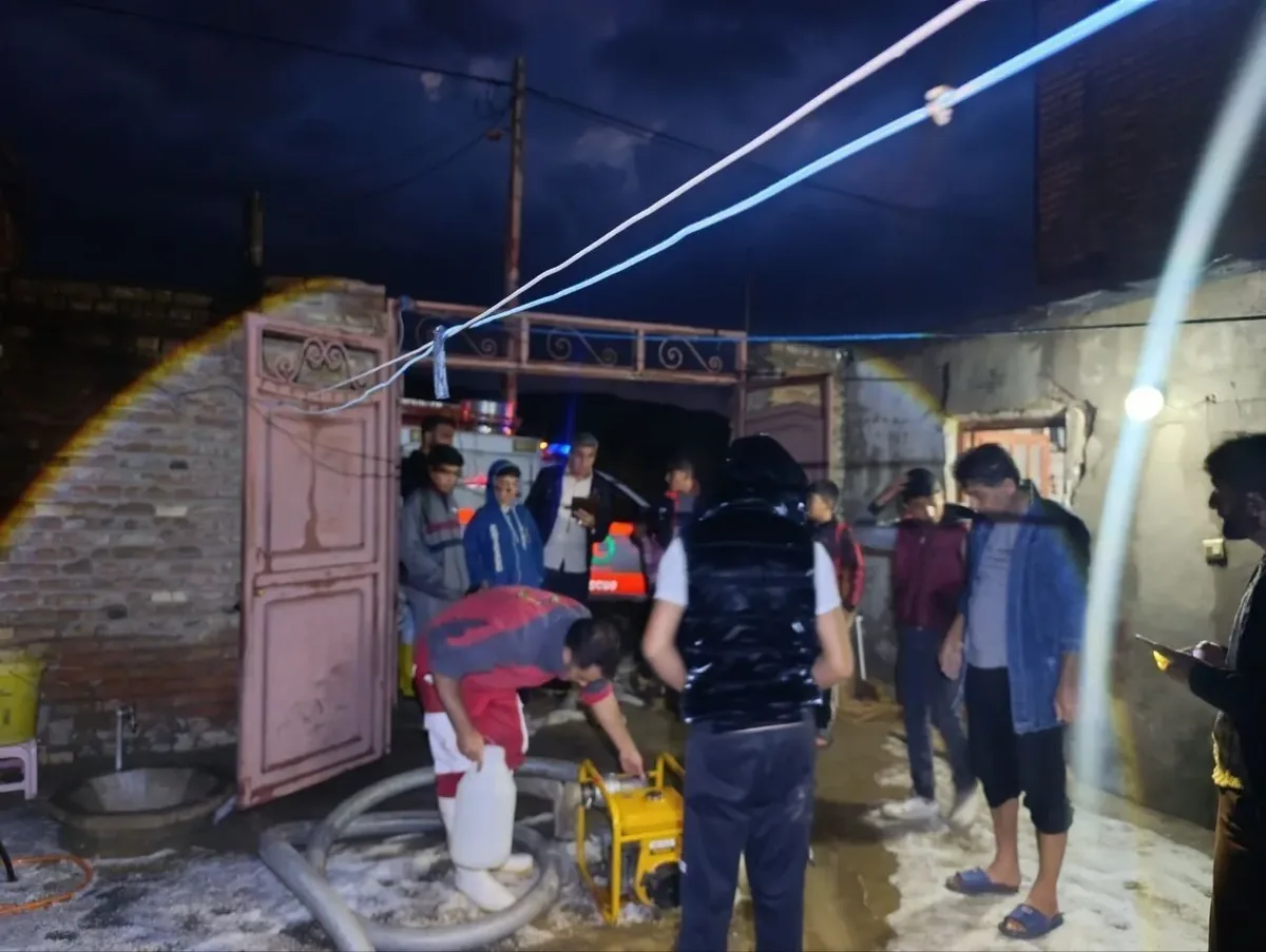 سیل در آذربایجانغربی جان ۲ نفر را گرفت