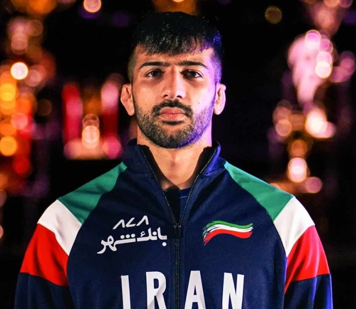 تصاویری از پیروزی کشتکار بر حریف فنلاندی + ویدئو | کشتیگیر ایرانی به یکچهارم نهایی رفت
