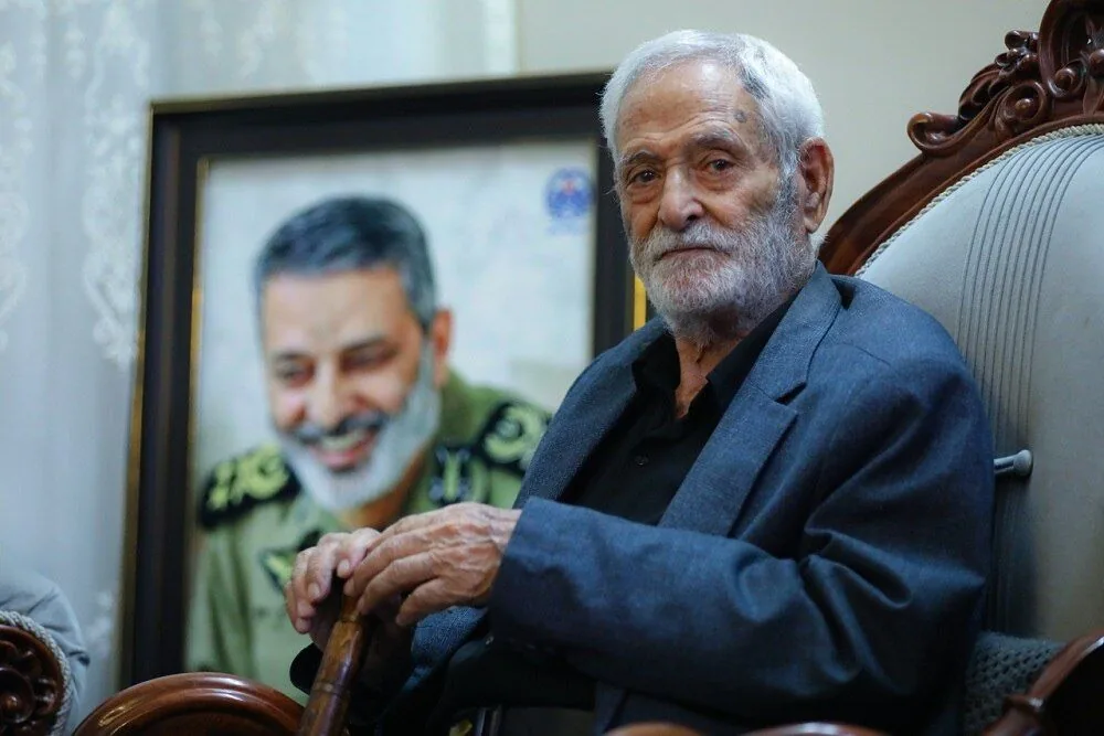 پدر شهید امیر سپهبد سیدعبدالرحیم موسوی به فرزند شهیدش پیوست