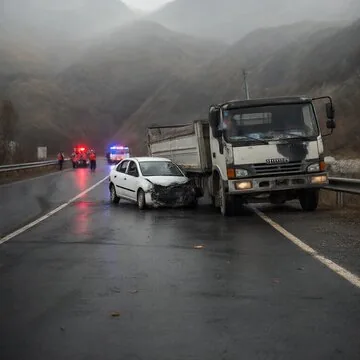 تصادف یک دستگاه پژو ۴۰۵ با کامیونت ایسوزو در محور لردگان–یاسوج منجر به فوت ۲ نفر شد