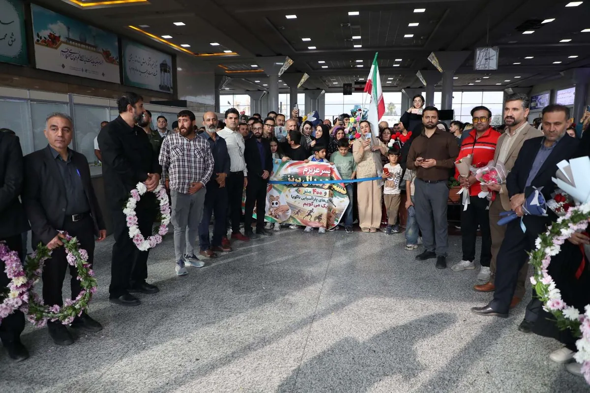 استقبال از مدالآوران پاراآسیایی ناگویا در شیراز