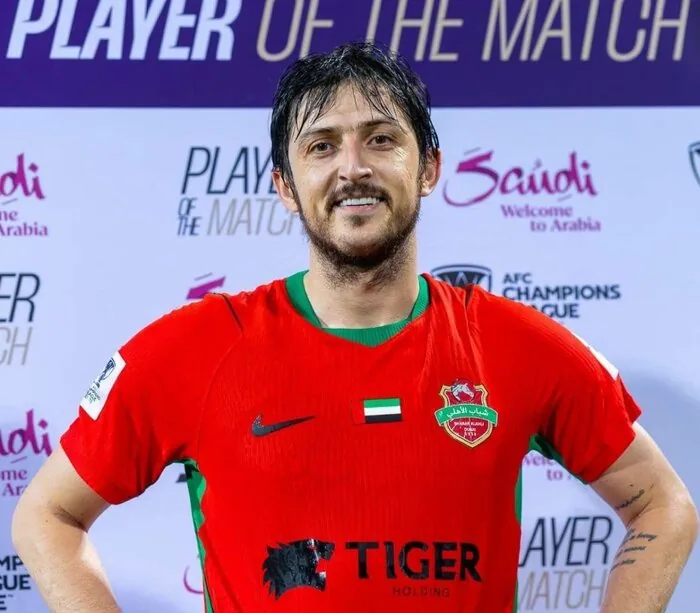 سردار آزمون بهترین بازیکن دیدار استقلال و شباب الاهلی شد
