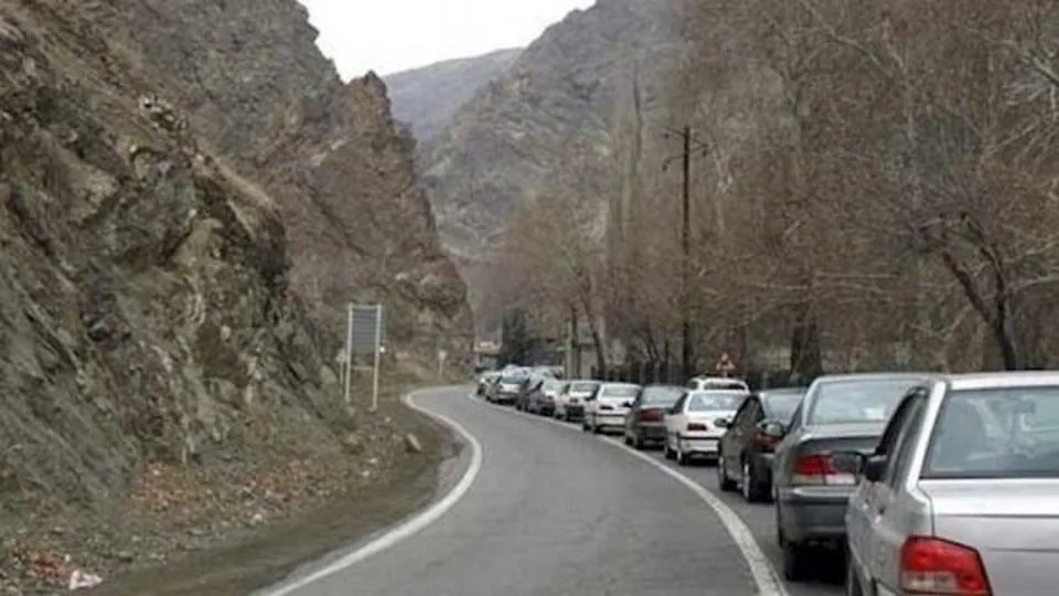 محدودیت تردد در جاده چالوس و آزادراه تهران–شمال از ساعت ۱۴
