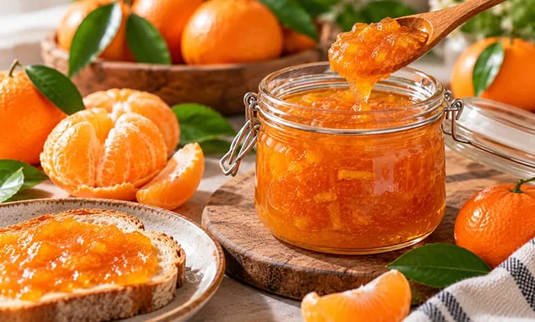 طرز تهیه مارمالاد نارنگی خانگی؛ خوشرنگ و بدون تلخی