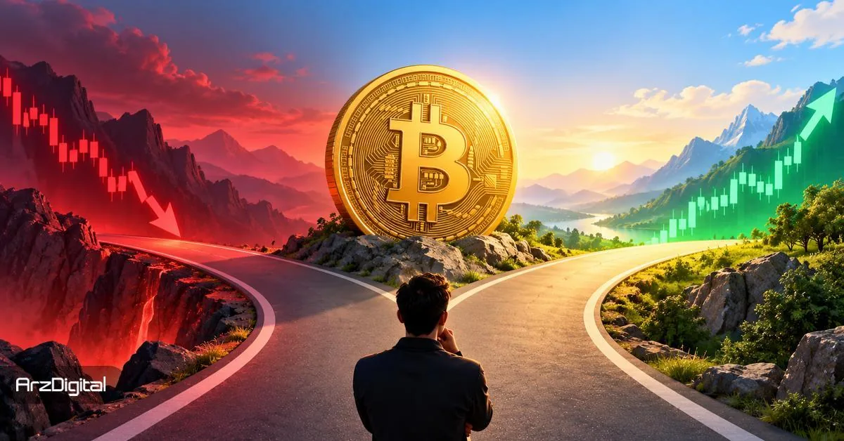 همه سیگنالها از صعود بیت کوین میگویند، اما یک ریزش بزرگ هم در راه است