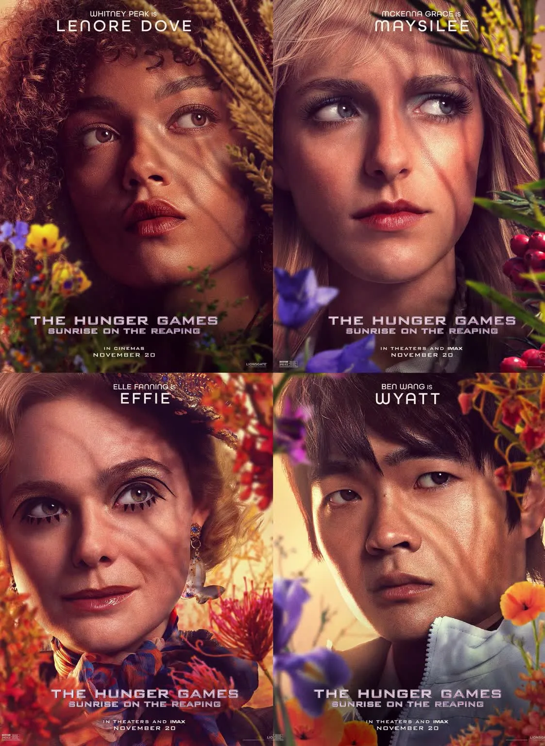 پوسترهای شخصیت‌های فیلم The Hunger Games: Sunrise on the Reaping منتشر شد | گیمفا