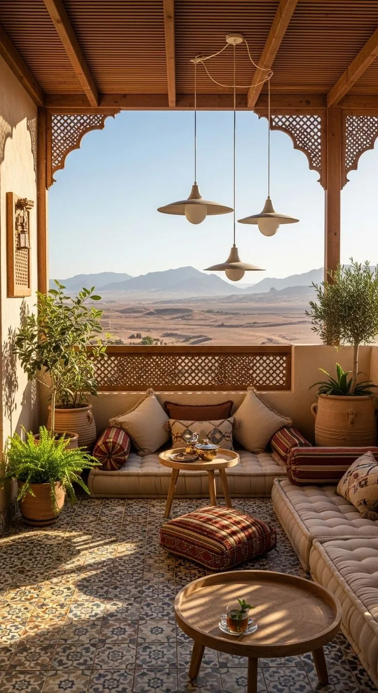 دیزاین بالکن سنتی