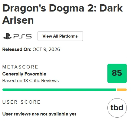 نقدها و نمرات بازی Dragon’s Dogma 2: Dark Arisen منتشر شدند | گیمفا