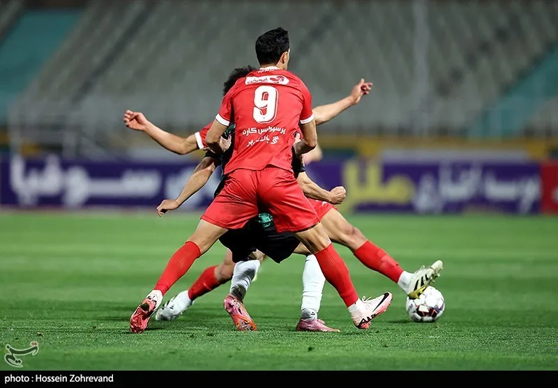 تساوی خیبر و پرسپولیس در نیمه نخست