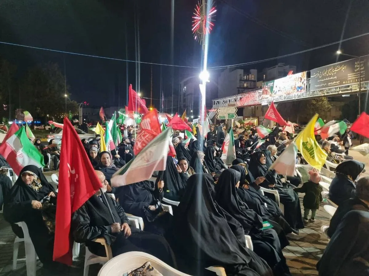برپایی خیمه مقاومت آستان قدس رضوی در دویستوچهلوچهارمین شب حضور مردم مشهد