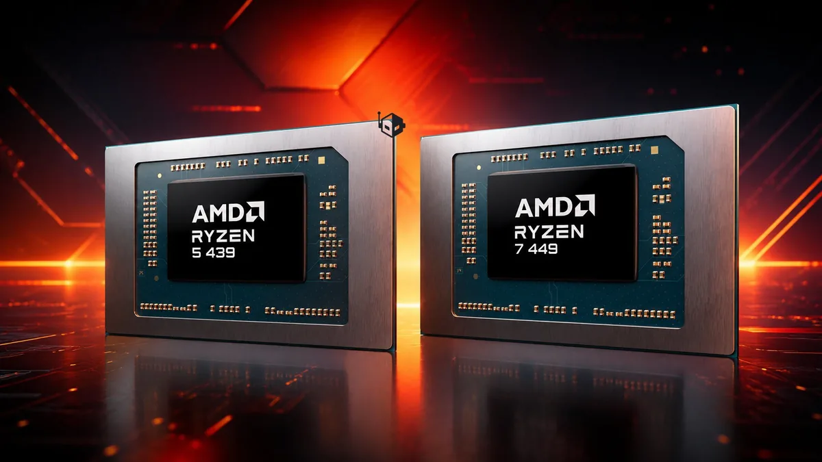 پردازنده های AMD Ryzen 7 449 و Ryzen 5 439 عرضه شدند؛ APUهای بدون NPU برای لپتاپهای اقتصادی