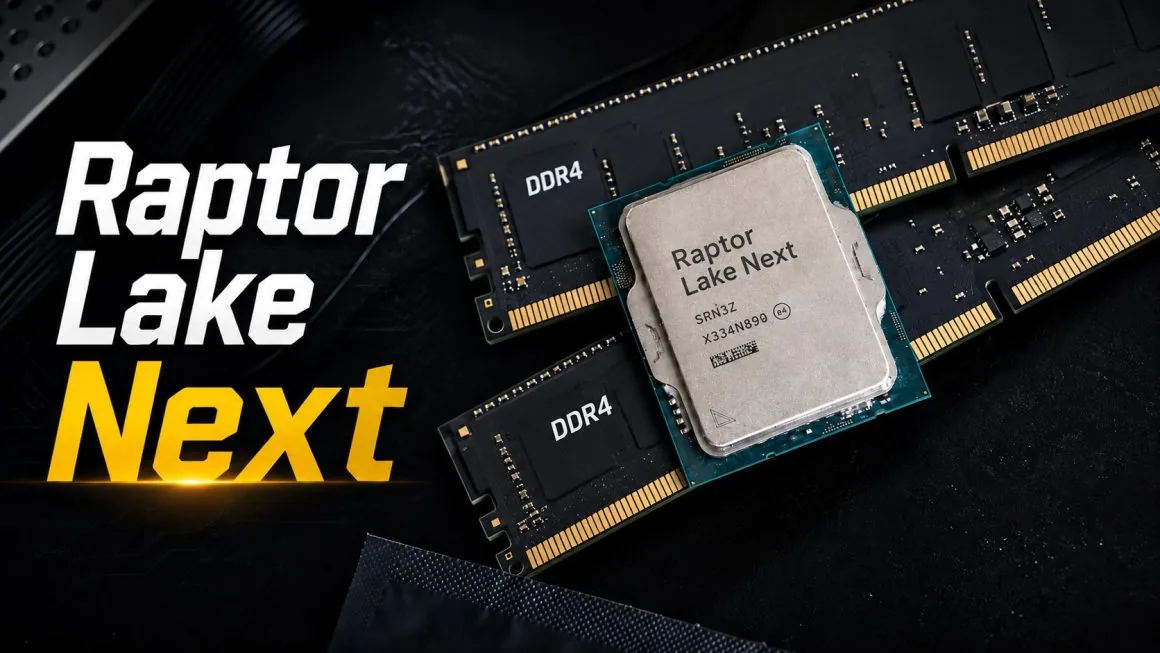 پردازنده‌ های Raptor Lake NEXT