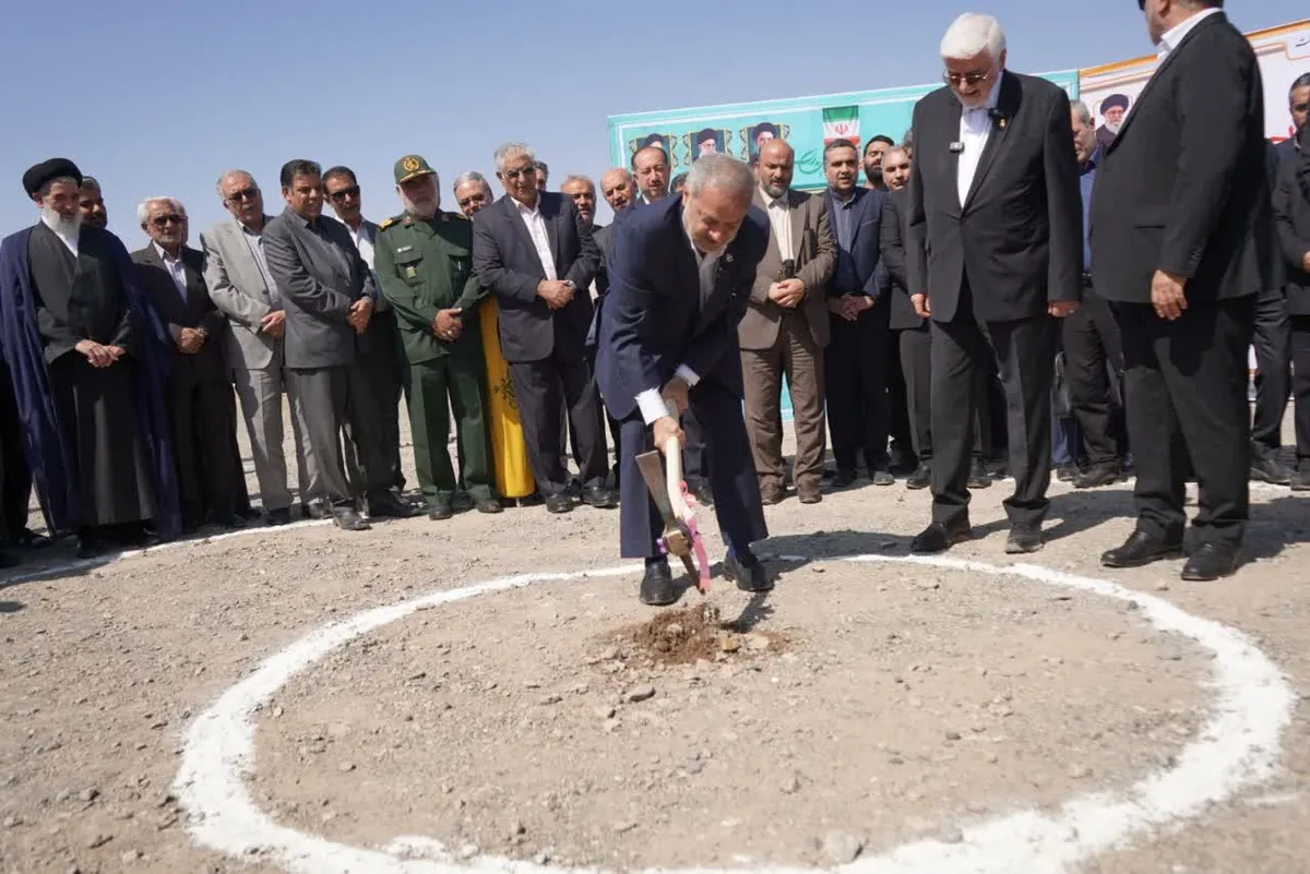 عملیات اجرایی مجتمع آموزشی ۳۶ کلاسه دارالفنون بیرجند آغاز شد
