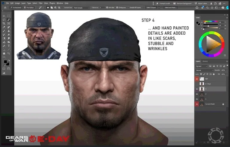 طرح‌های مفهومی اولیه Gears of War: E-Day تغییرات شخصیت های بازی را نشان می دهد | گیمفا