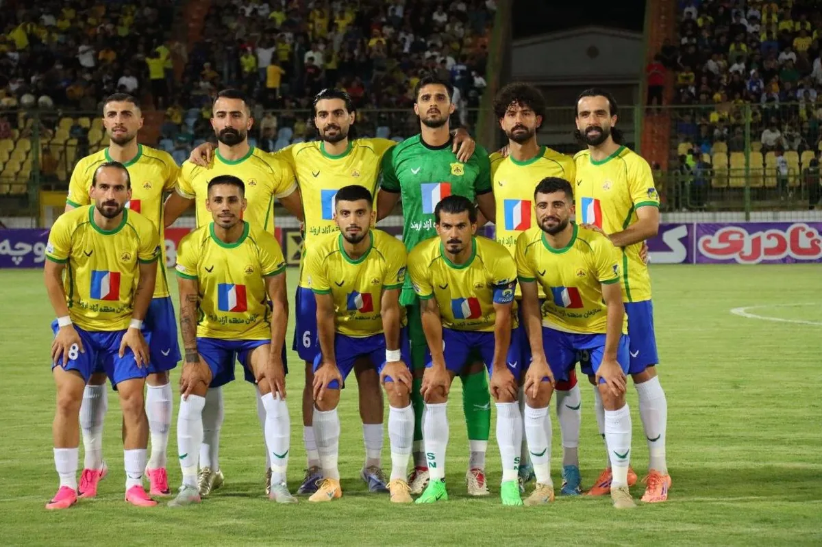 ۱۱ بازیکن صنعت نفت مقابل پرسپولیس