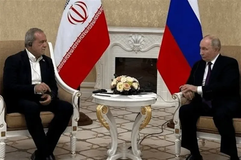 پیام پوتین برای رهبر انقلاب در دیدار با پزشکیان