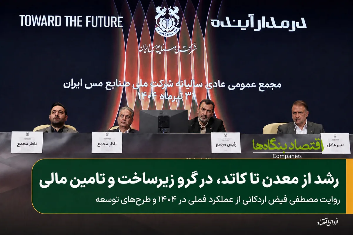 رشد از معدن تا کاتد، در گرو زیرساخت و تامین مالی/ روایت مصطفی فیض اردکانی از عملکرد فملی در ۱۴۰۴ و طرحهای توسعه