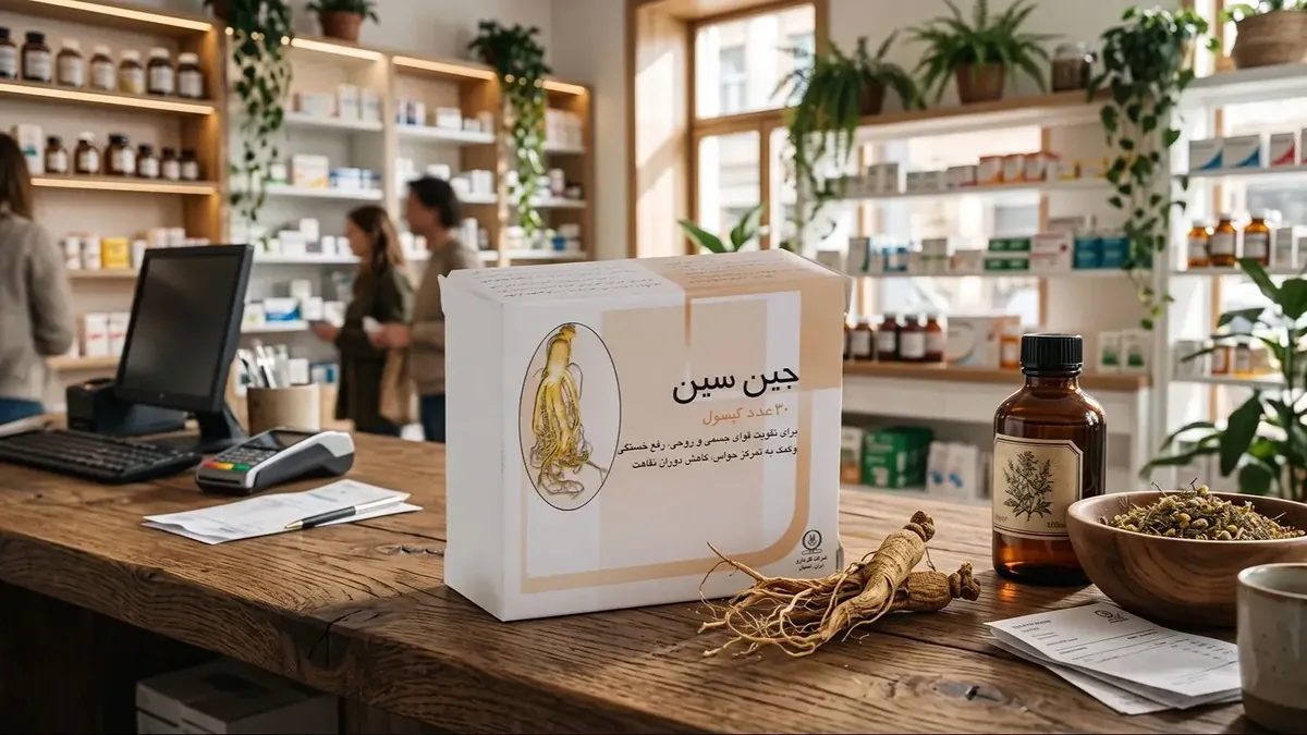 کپسول جین سین گل دارو