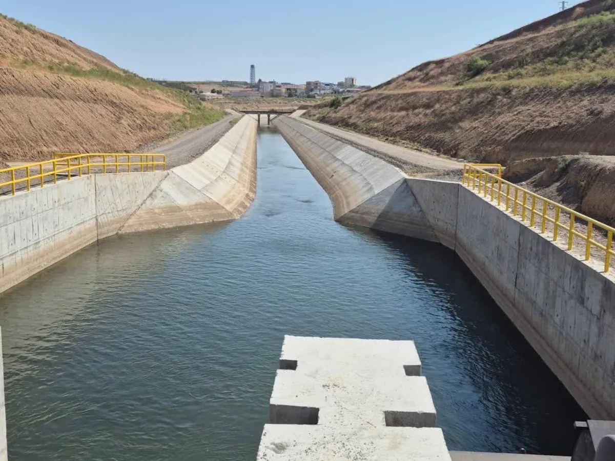 ۸۵ کیلومتر از کانال اصلی خداآفرین در استان اردبیل آماده بهرهبرداری شد