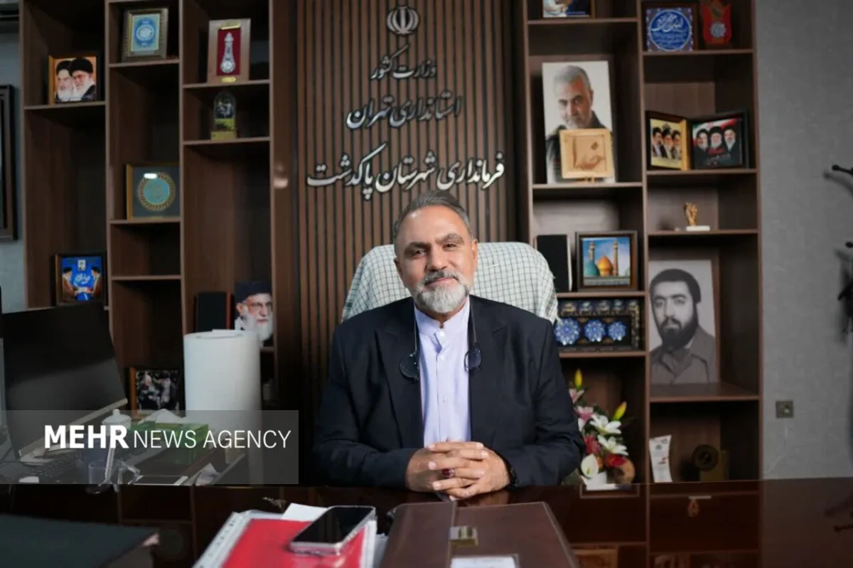 قمی: تابآوری پاکدشت بدون مشارکت آگاهانه مردم محقق نمیشود