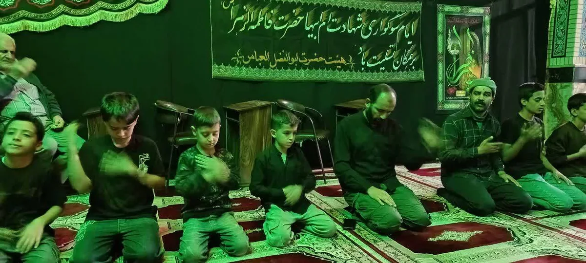سوگواری ایام فاطمیه در شهر عسگران