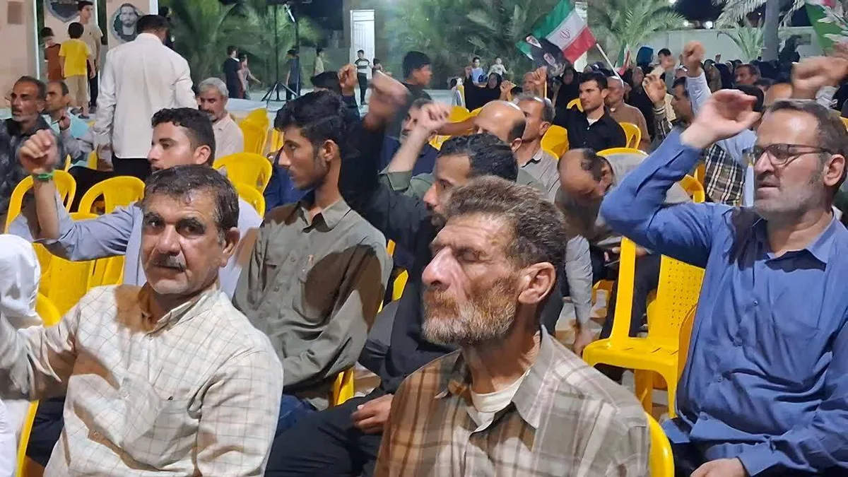 گوشه‌هایی از وطن پرستی مردم انقلابی آبدان