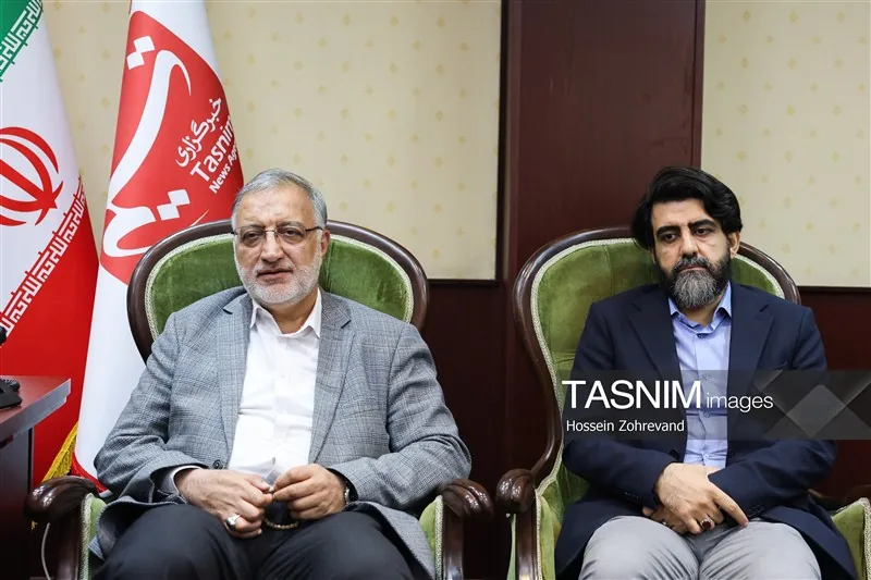 حضور شهردار تهران در خبرگزاری تسنیم