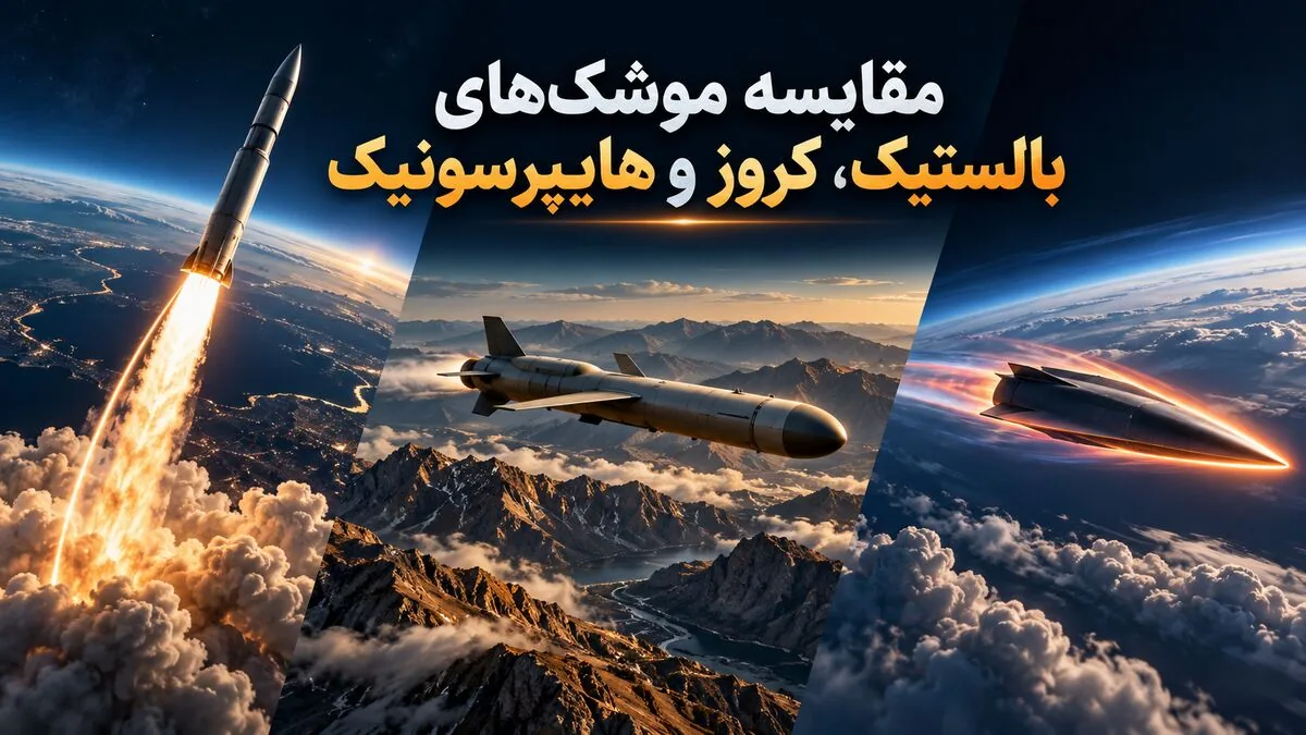 ۳ خانواده موشکی زیر ذرهبین/ مروری بر ویژگیهای موشکهای بالستیک، کروز و هایپرسونیک و تفاوتهای آنها