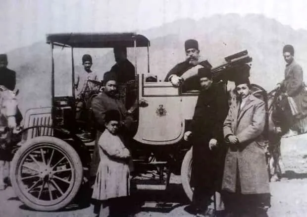 نخستین خودروی پلاک شده در ایران