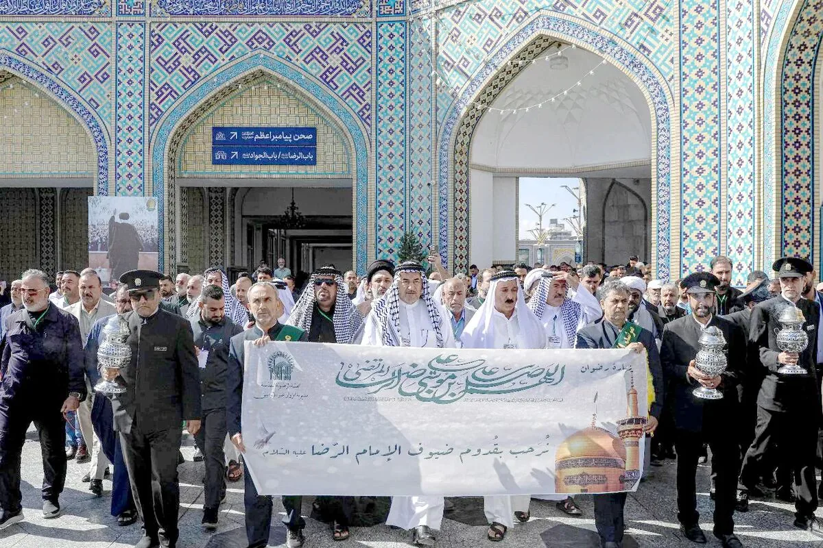 آستان قدس رضوی میزبان ۳۰۰ موکبدار عراقی شد