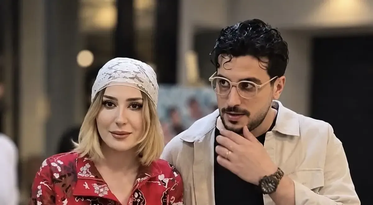 خوشپوشی همسر امیرحسین قیاسی با یک ترکیب رنگی چشمگیر!