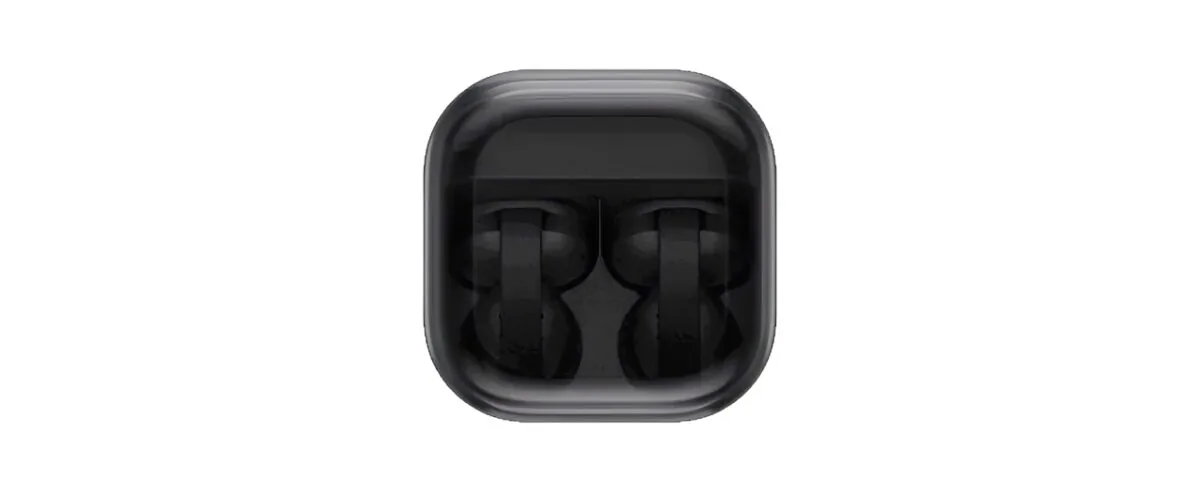 محفظه شارژ Galaxy Buds On با طراحی مکعبی و درپوش نیمه‌شفاف