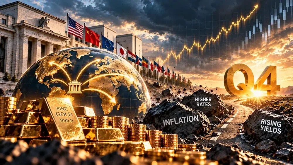 پیشبینی قیمت جهانی طلا در سهماهه چهارم ۲۰۲۶؛ آیا خرید بانکهای مرکزی مانع افت طلا میشود؟