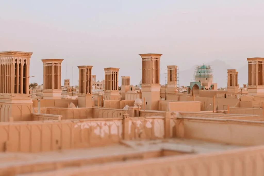 بافت تاریخی یزد با معماری سنتی