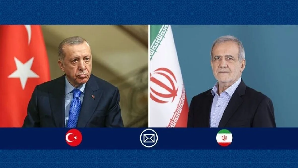 تاکید پزشکیان بر گسترش همکاریهای ایران با ترکیه در راستای تامین منافع مشترک