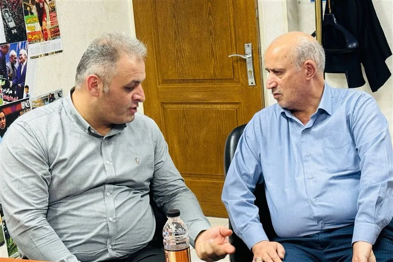 دیدار تاج و انوشیروانی در فدراسیون فوتبال