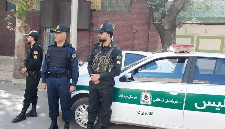 تأمین نظم و امنیت دیدار پرسپولیس و خیبر خرم‌آباد با حضور میدانی پلیس