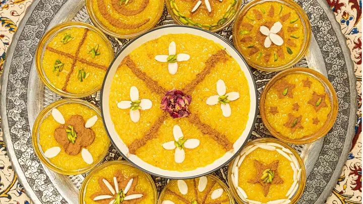 نکات و فوتوفن های طرز تهیه شله زرد نذری و مجلسی