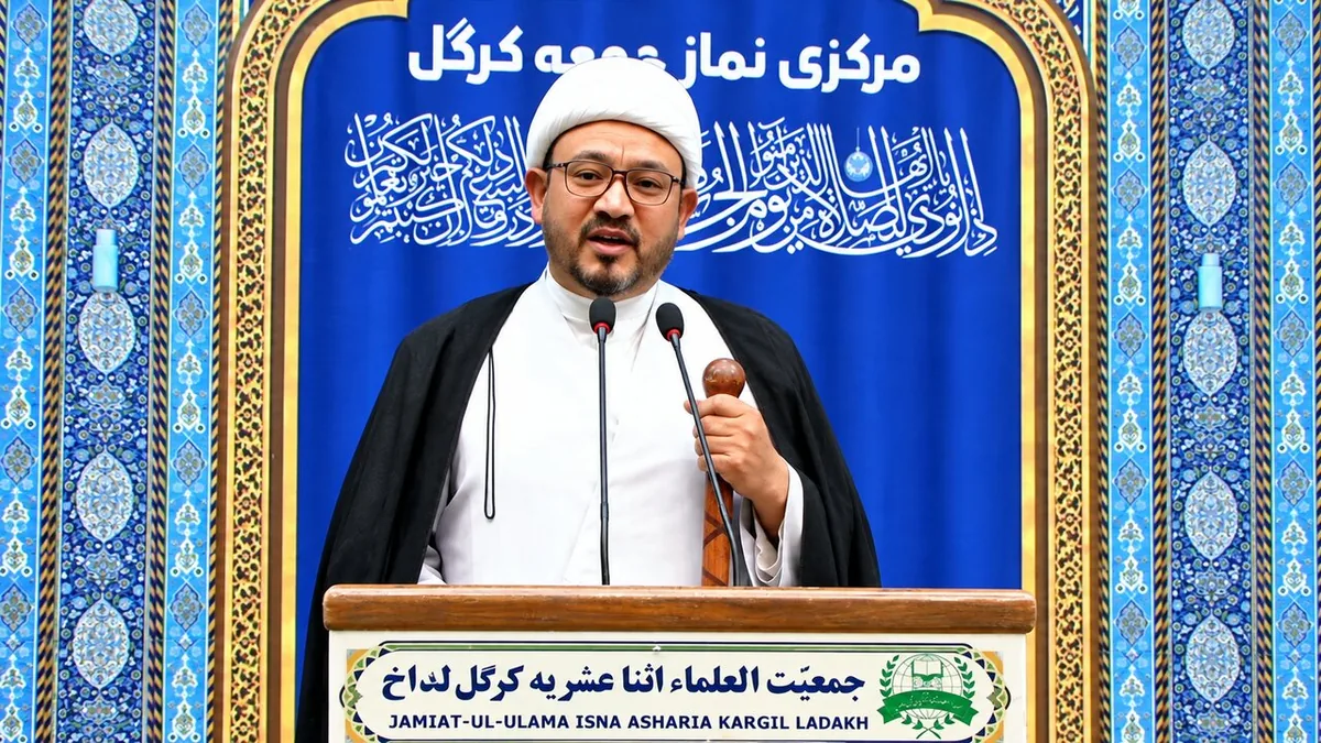 خطیب جمعه کارگل بر لزوم پایبندی به حجاب و ارزش های اسلامی تاکید کرد